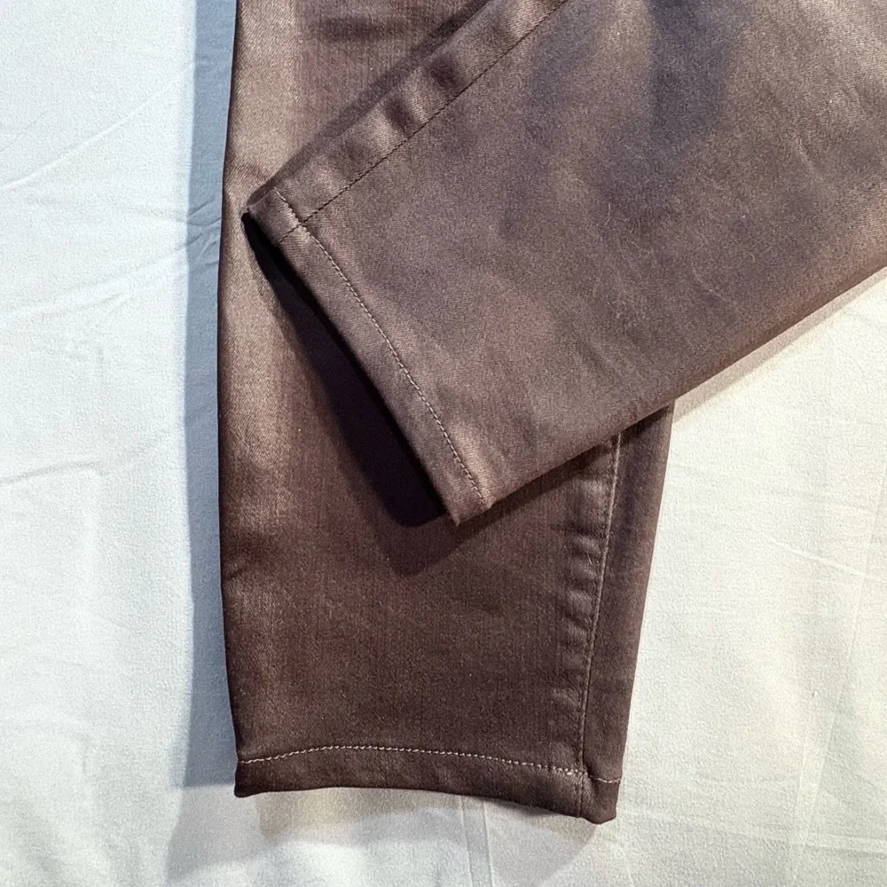 LAGENCE Margot Brown Coated High Rise Skinny Ankle Jeans Sz 29 🧡 - Picture 8 of 10
